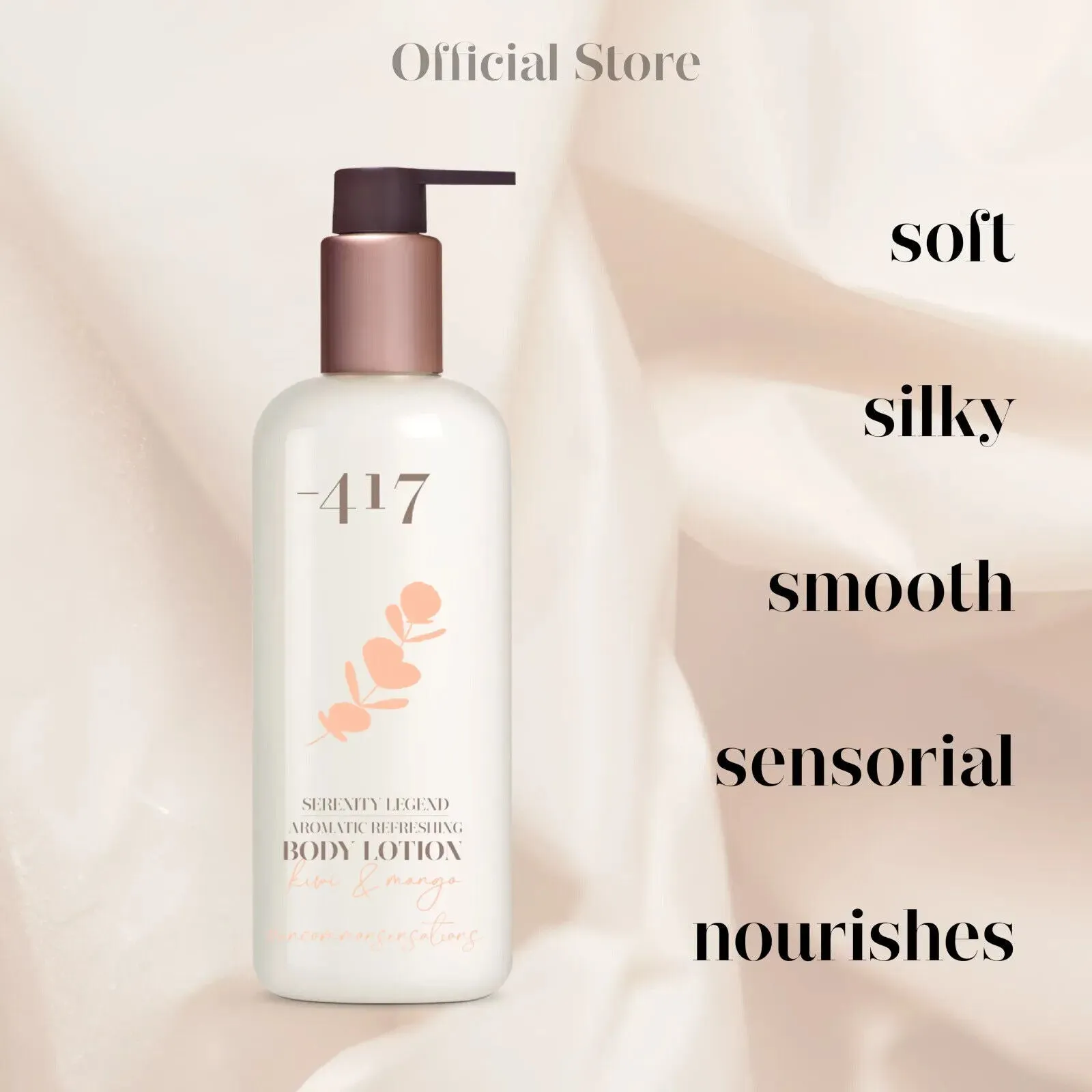 -417 Dead Sea Vegan Moisturizing Aromatic Refreshing Body Lotion Dry Skin 350ml/11.8fl.oz