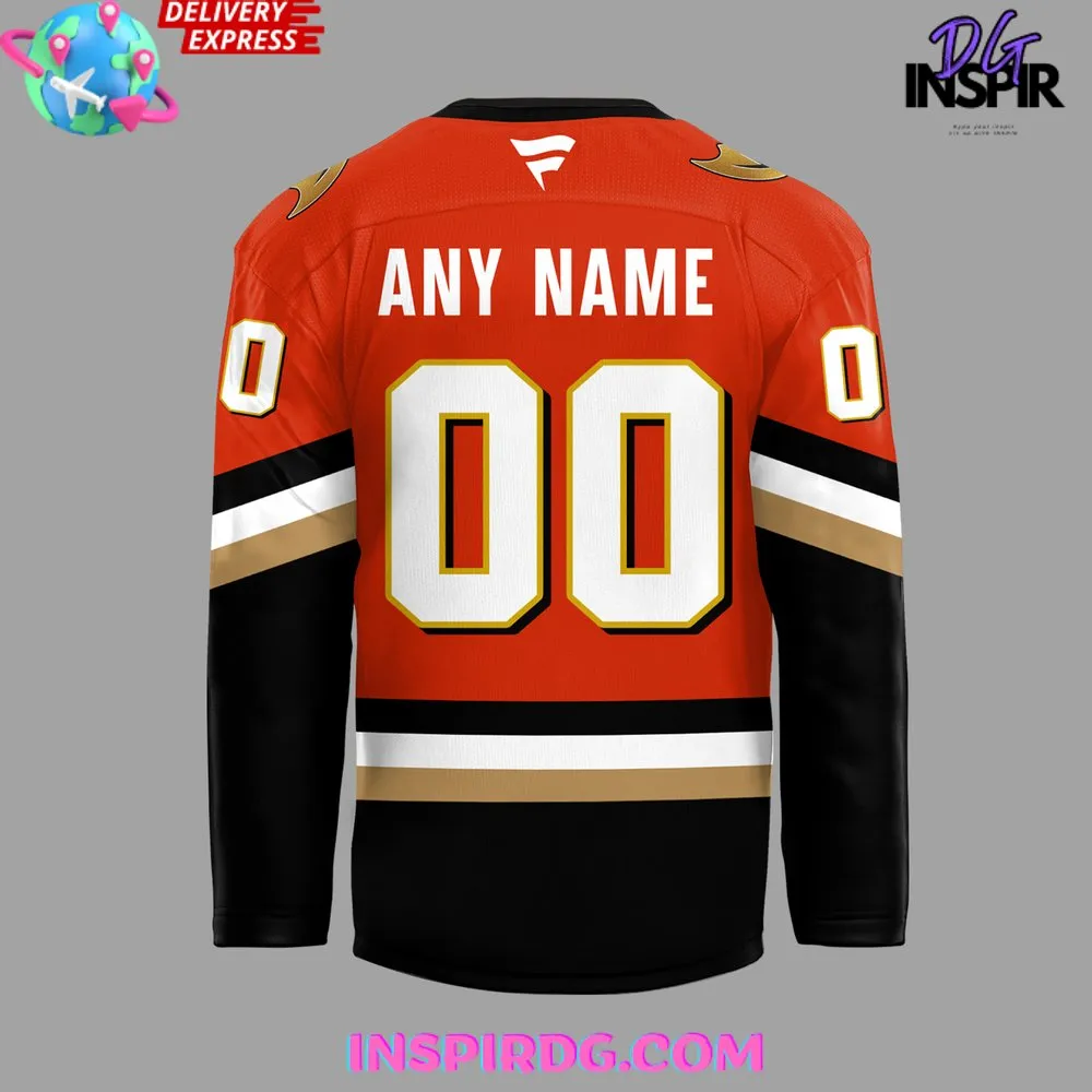 -Anaheim Ducks Orange Country Limited Edition Hockey Jersey