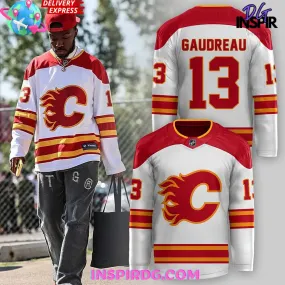 -Calgary Flames 2024 White Hockey Jersey