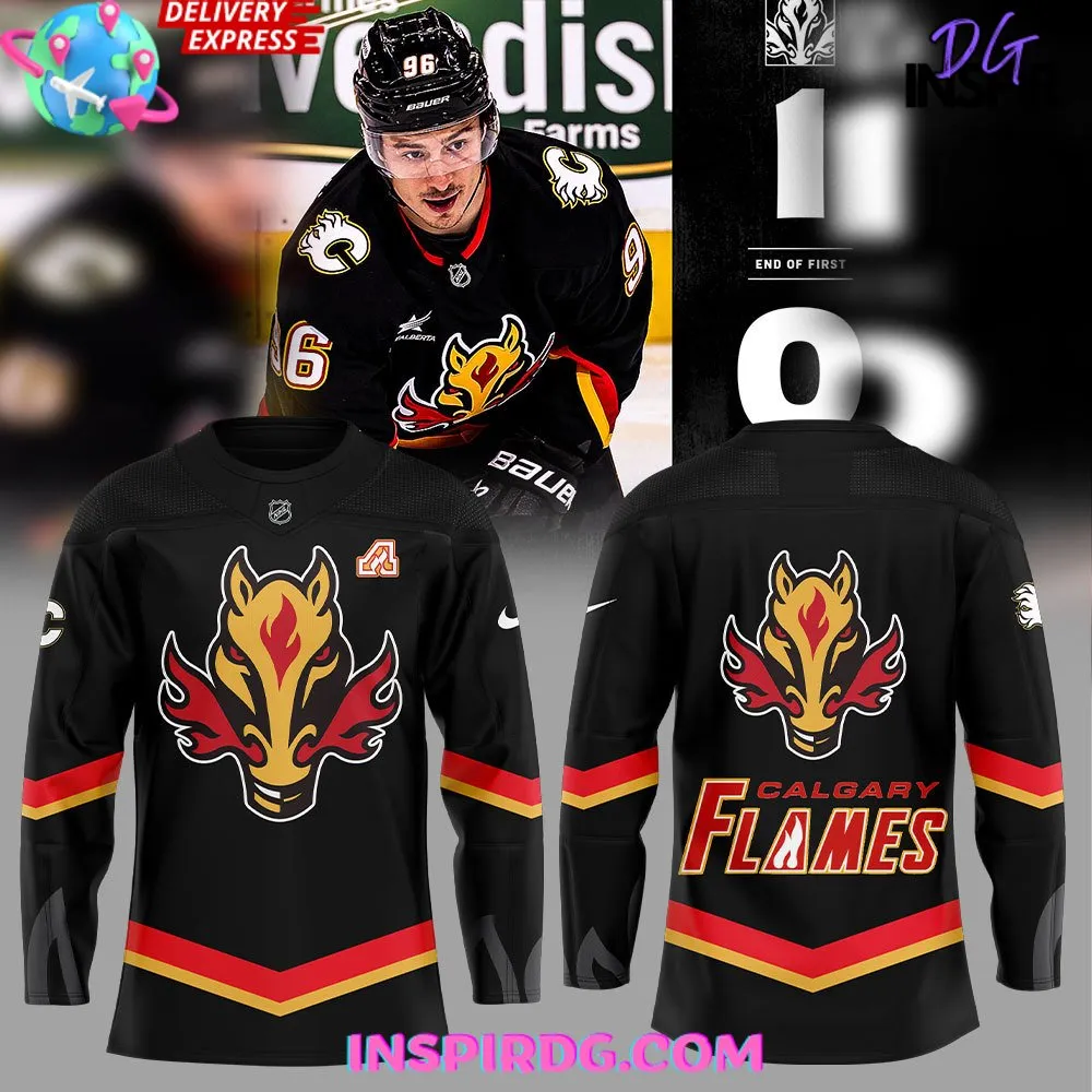 -Calgary Flames New Uniform 2024-25 Hockey Jersey