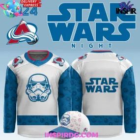 -Colorado Avalanche x Star Wars Night 2024 Hockey Jersey