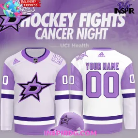 -Dallas Stars x Hockey Fights Cancer Night 2024 Hockey Jersey