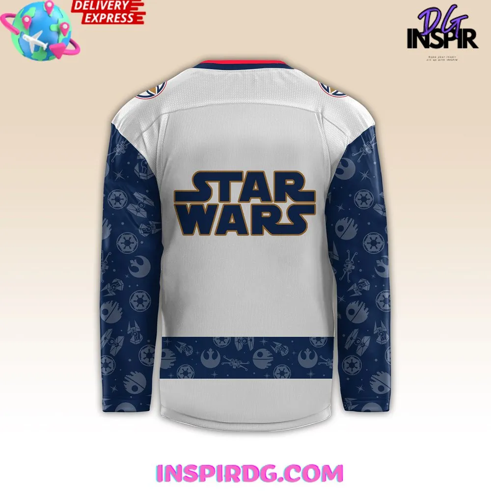 -Edmonton Oilers x Star Wars Night 2024 Hockey Jersey