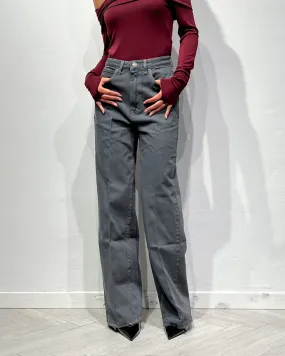 -JEANS STRAIGHT-LEG EFFETTO DELAVÉ – KOSTUMN°1
