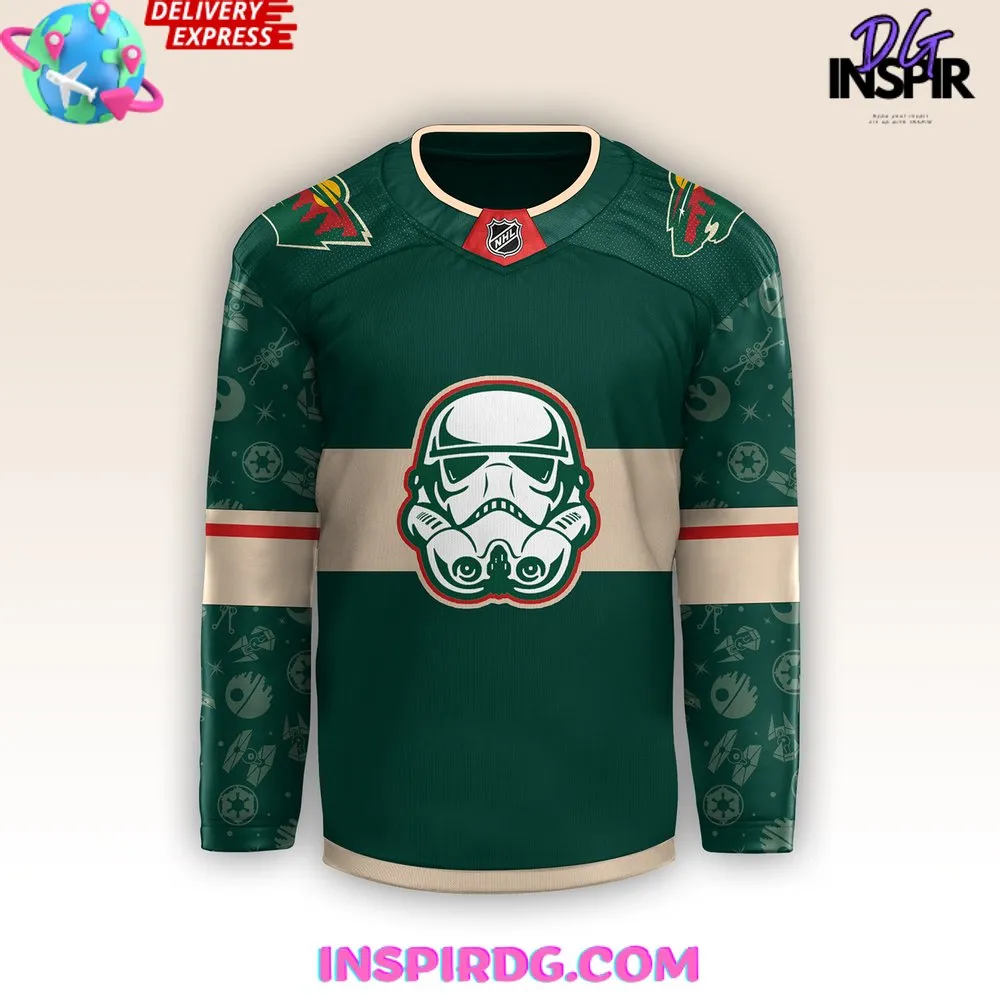 -Minnesota Wild x Star Wars Night 2024 Hockey Jersey