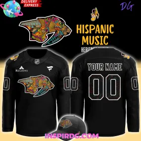 -Nashville Predators x Hispanic Music Heritage Night 2024 Hockey Jersey