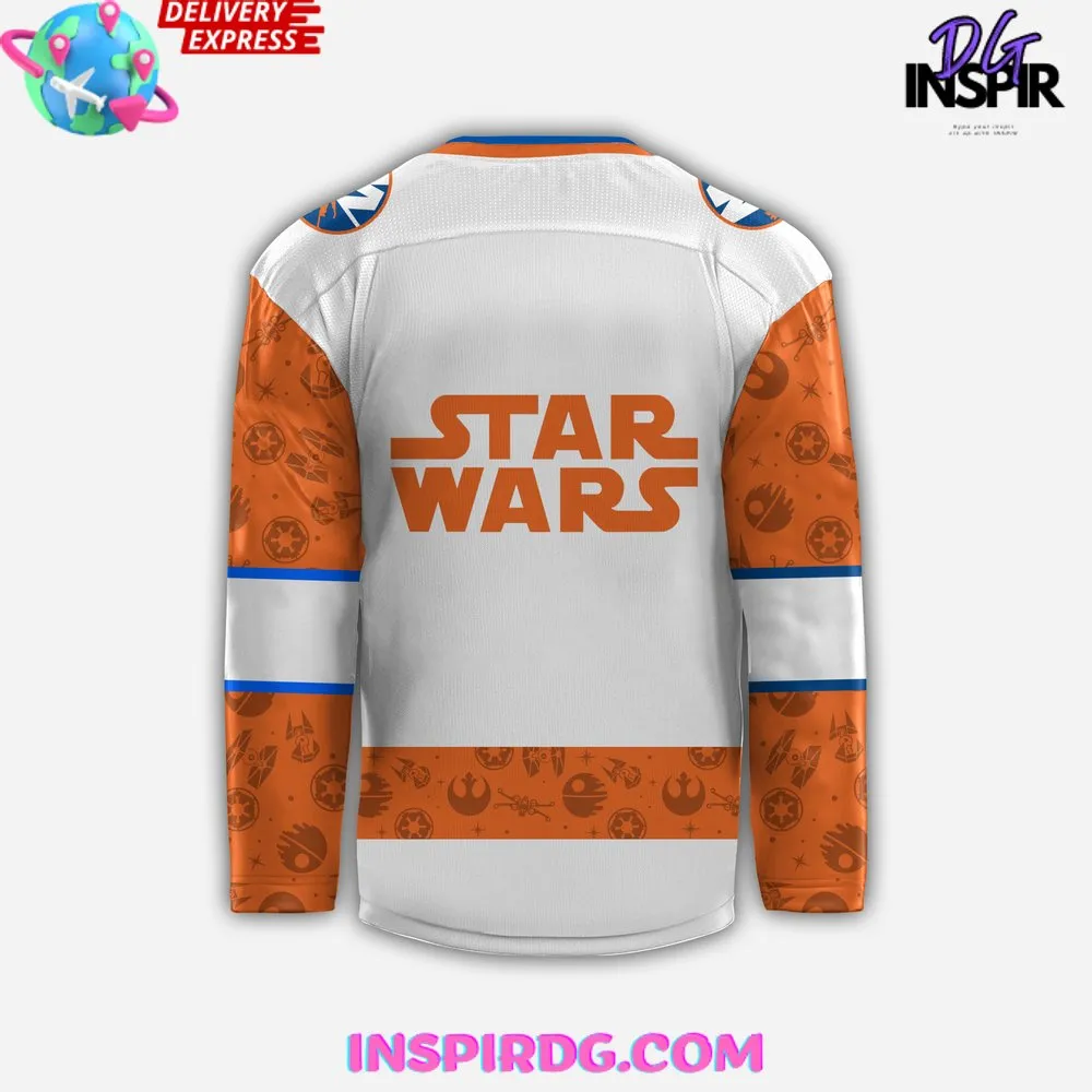 -New York Islanders x Star Wars Night 2024 Hockey Jersey