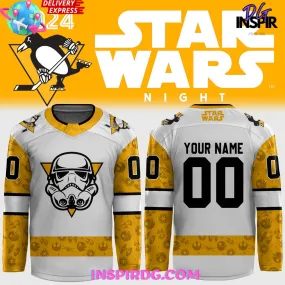 -Pittsburgh Penguins x Star Wars Night 2024 Hockey Jersey