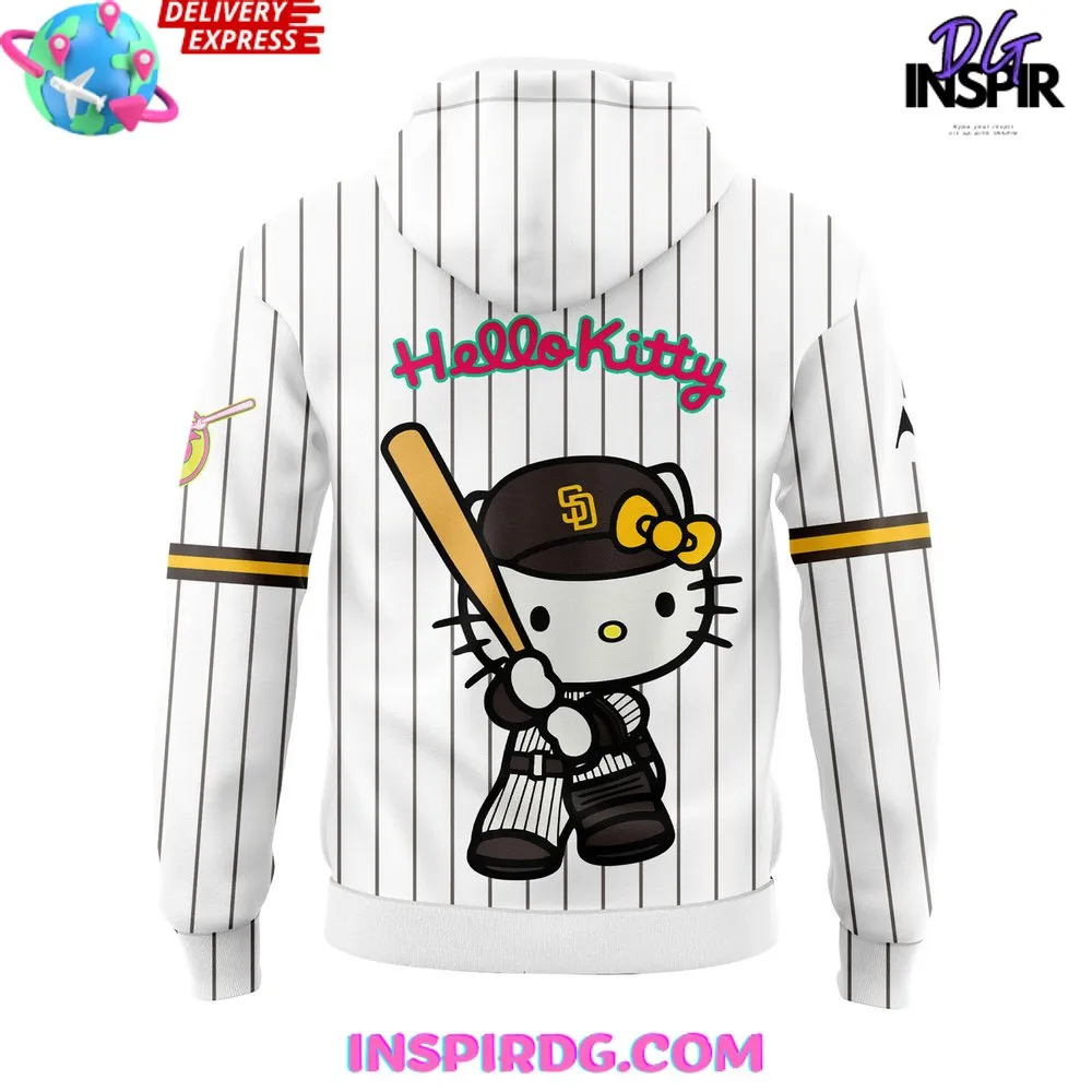 -San Diego Padres x Hello Kitty Stripe Hoodie