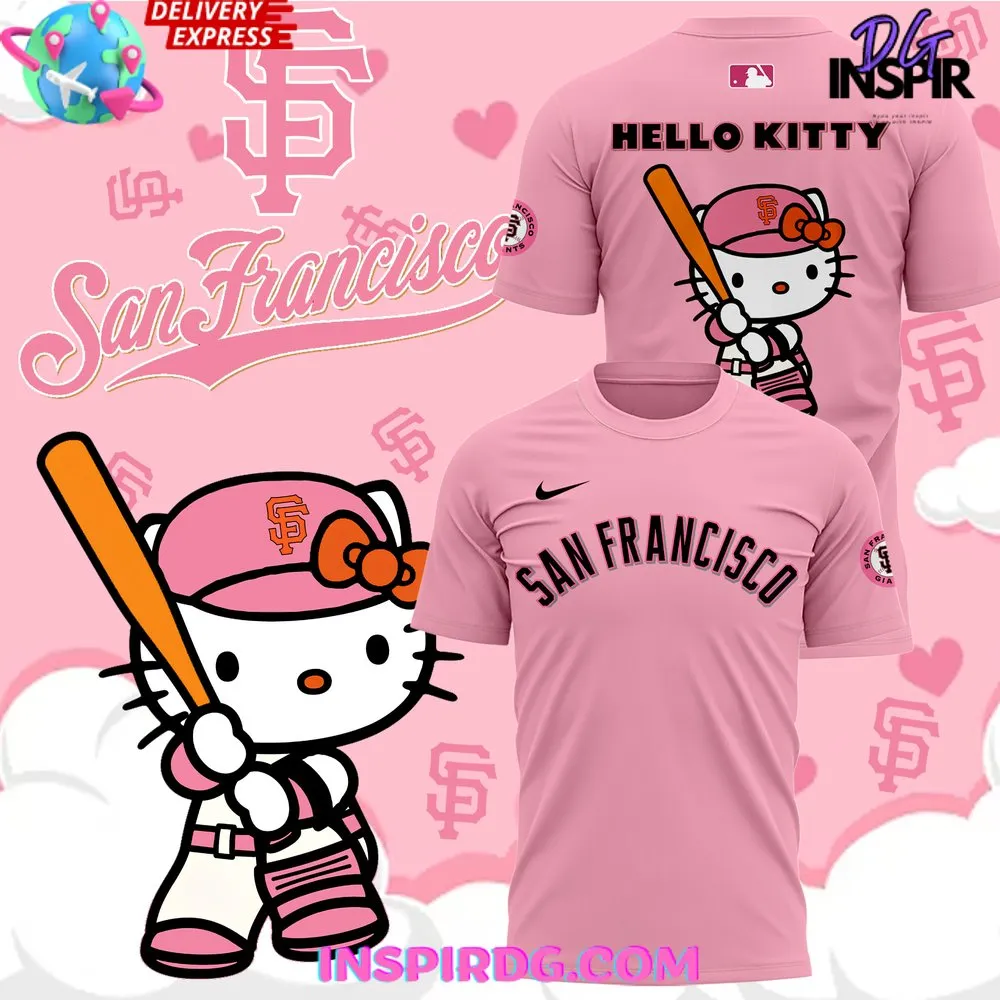-San Francisco Giants x Hello Kitty Night 2024 T-Shirt