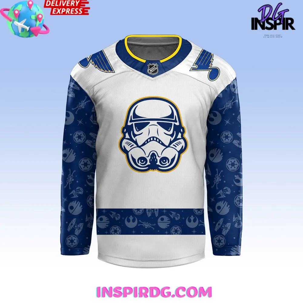 -St. Louis Blues x Star Wars Night 2024 Hockey Jersey