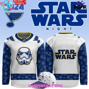 -St. Louis Blues x Star Wars Night 2024 Hockey Jersey