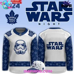 -Toronto Maple Leafs x Star Wars Night 2024 Hockey Jersey