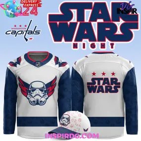 -Washington Capitals x Star Wars Night 2024 Hockey Jersey