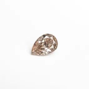 0.45ct 6.05x4.10x2.54mm SI2 Fancy Brownish Pink Pear Brilliant 19920-01