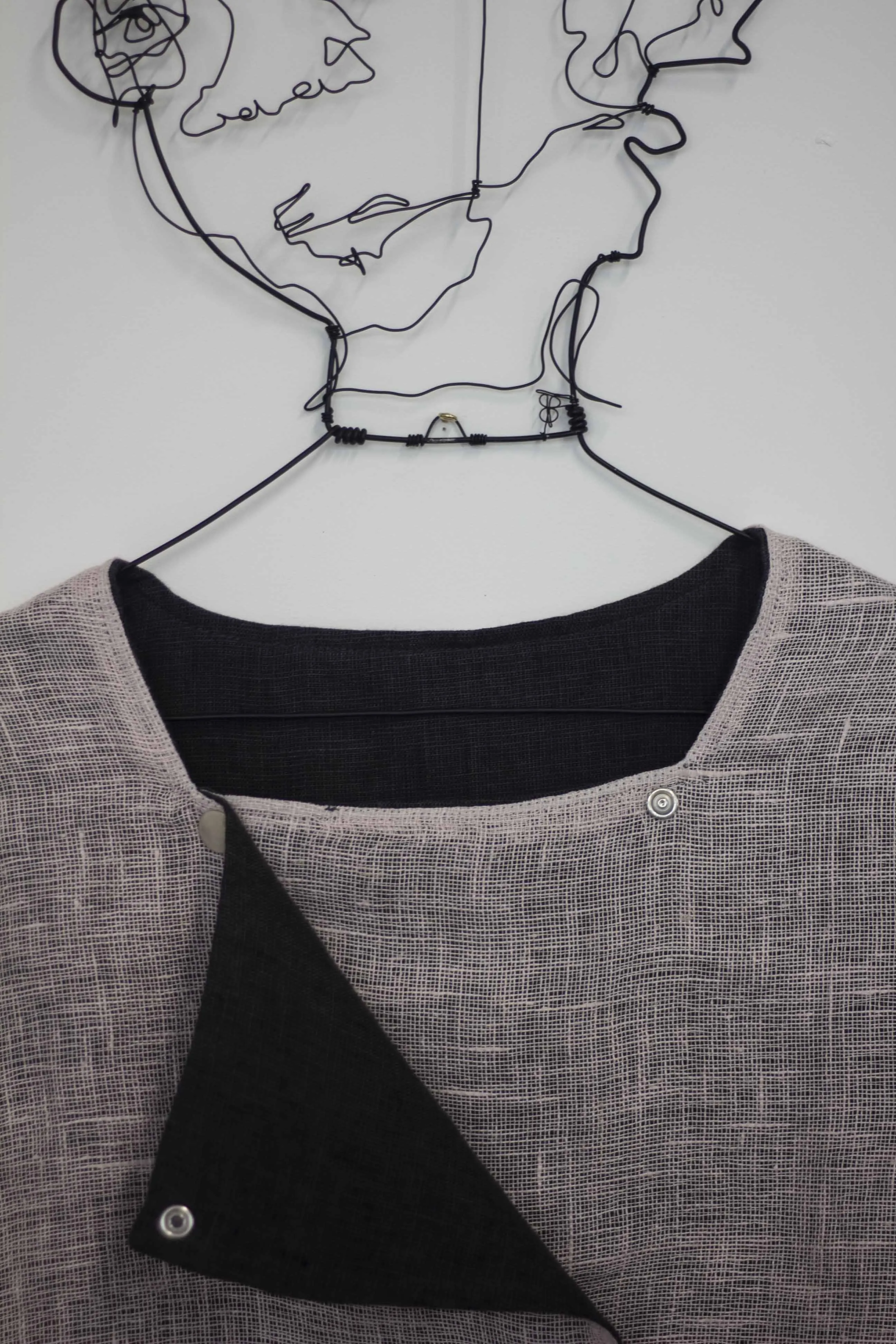 100% Linen Reversible Vest