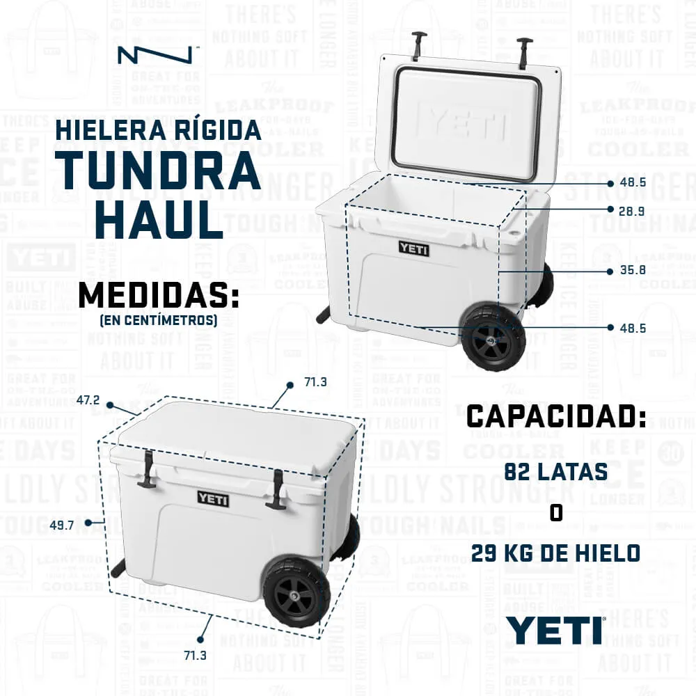 10060350000 HIELERA RIGIDA TUNDRA HAUL RESCUE RED MARCA YETI