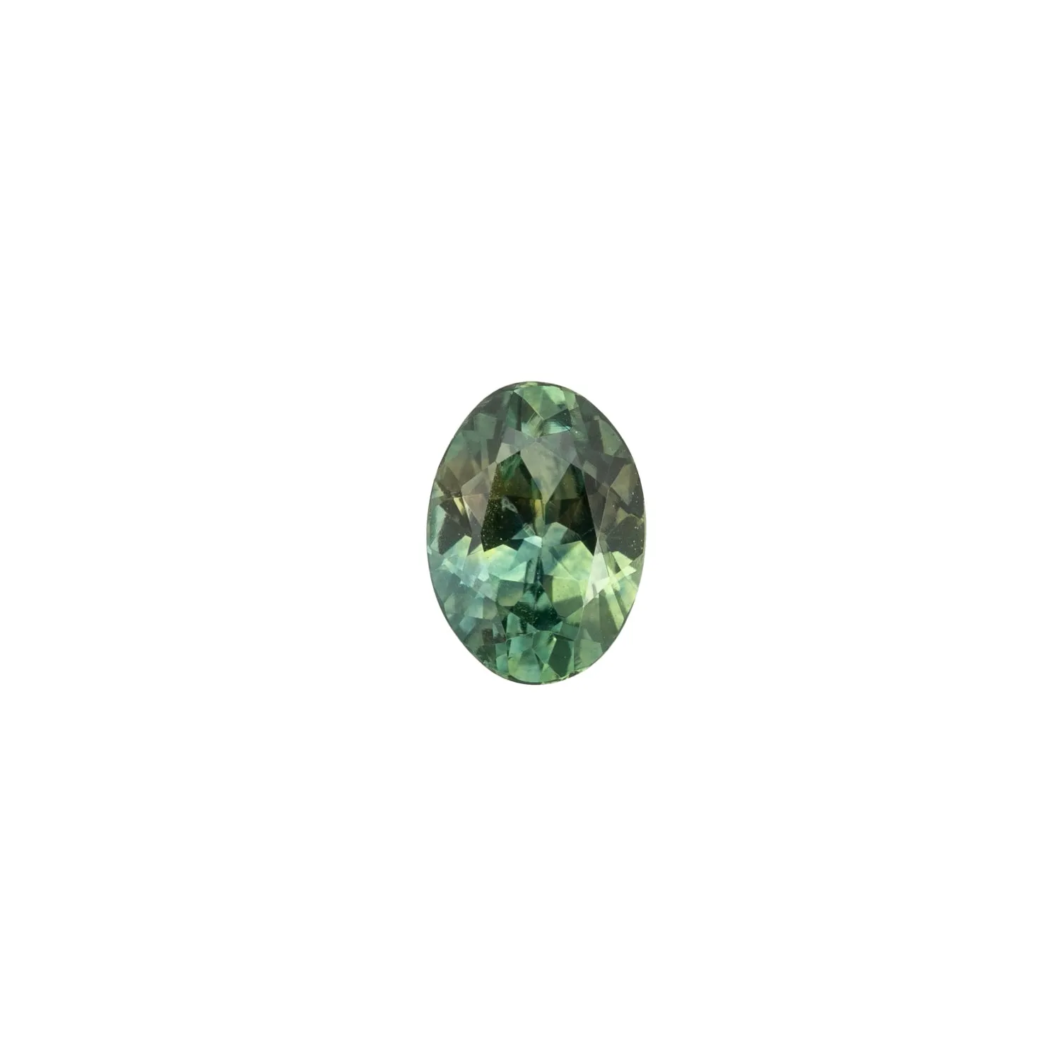 1.01ct Oval Cut Green Montana Sapphire SO407