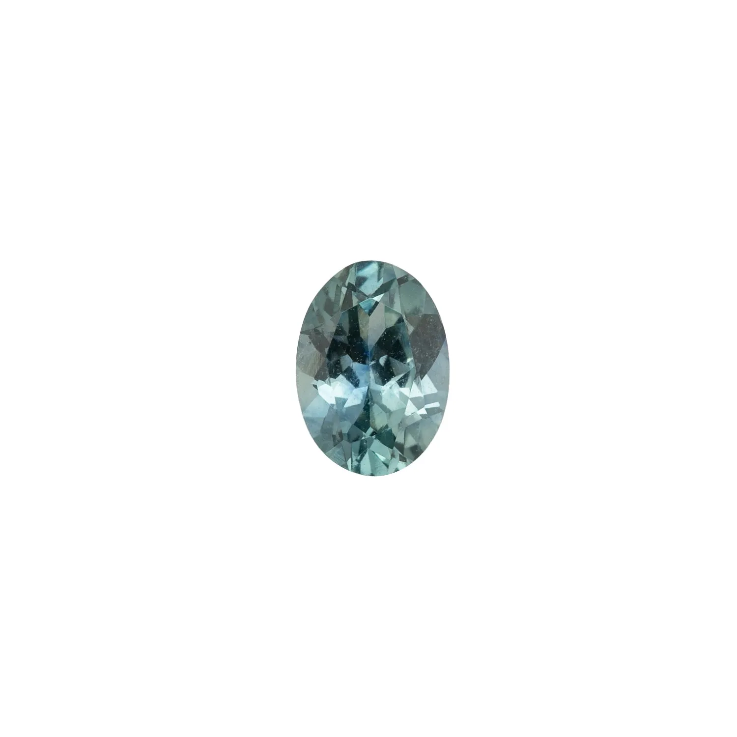 1.07ct Oval Cut Blue Green Montana Sapphire SO405