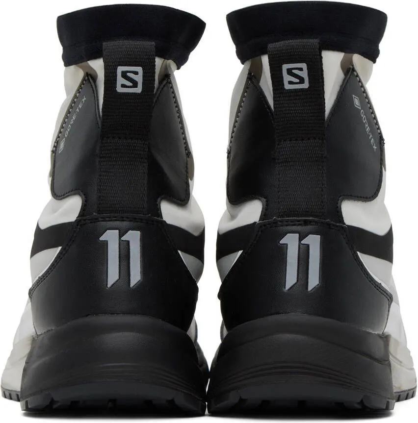 11 by Boris Bidjan Saberi White & Black Salomon Edition Bamba 2 High GTX Sneakers