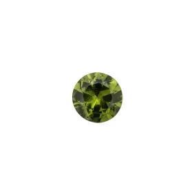 1.11ct Round Cut Green Yellow Queensland Sapphire SR235