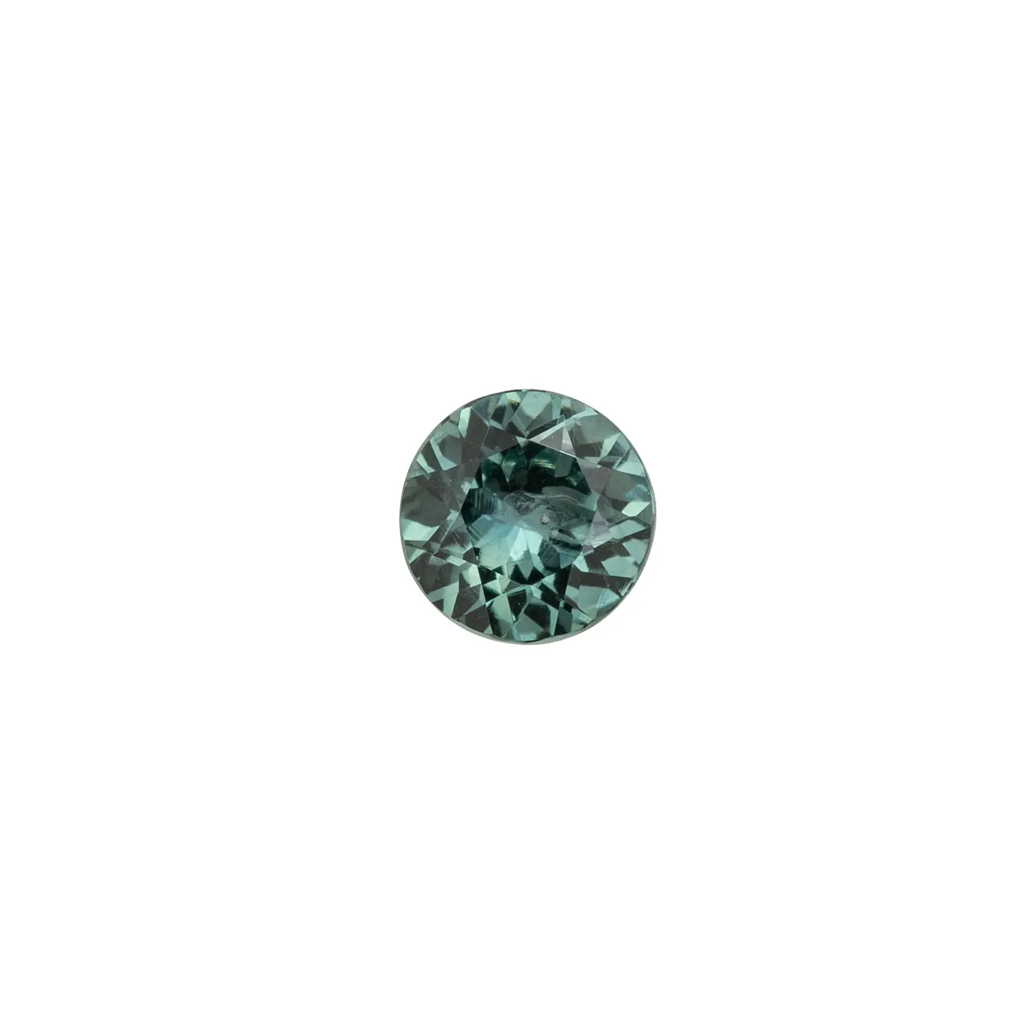 1.14ct Round Cut Green Montana Sapphire SR275