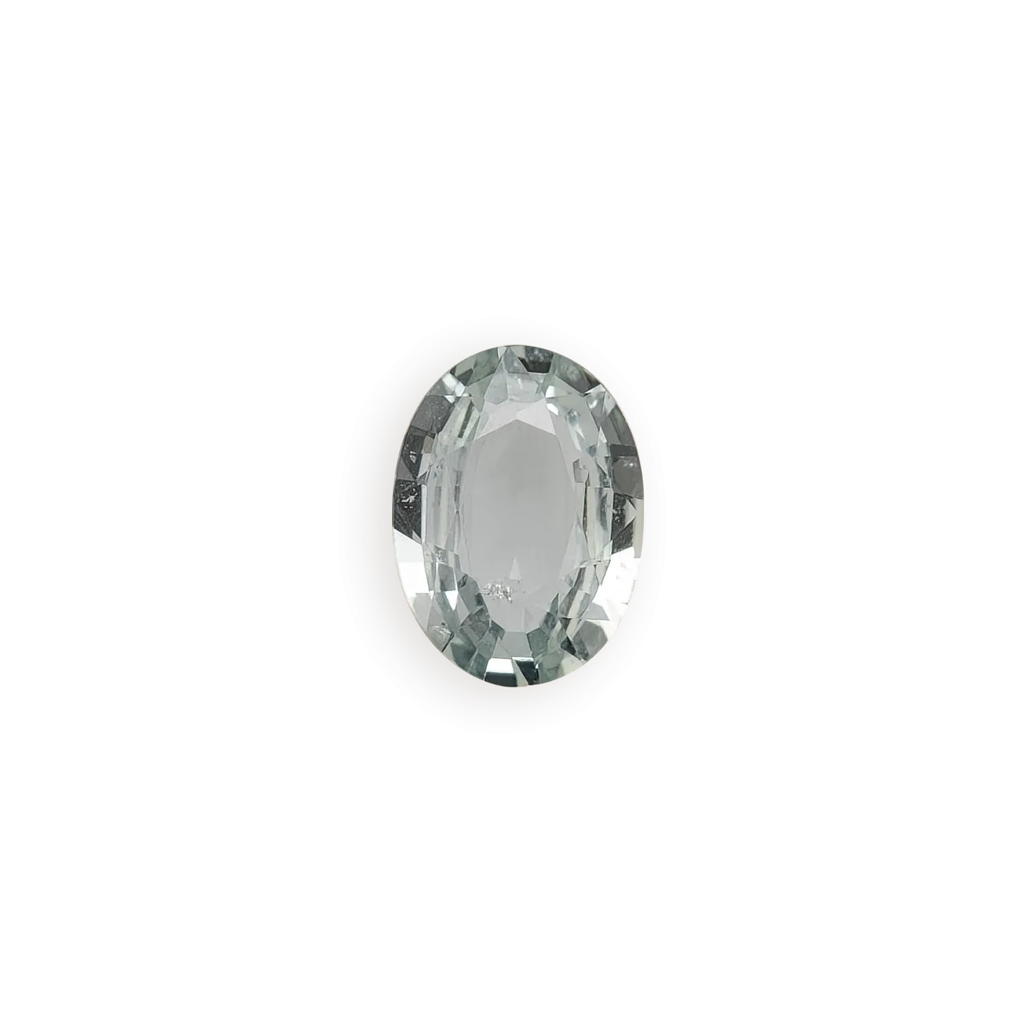 1.17ct Oval Cut Light Green Unheated Madagascar Sapphire