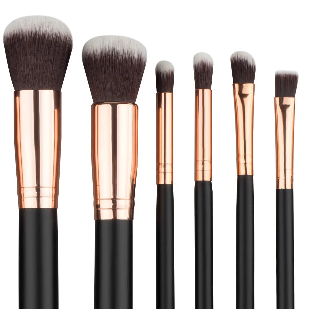 15PCS Maange Makeup Brushes Foundation Powder Eyeshadow eyelashes rose gold Powder Foundation ovale makeup brush cosmetics