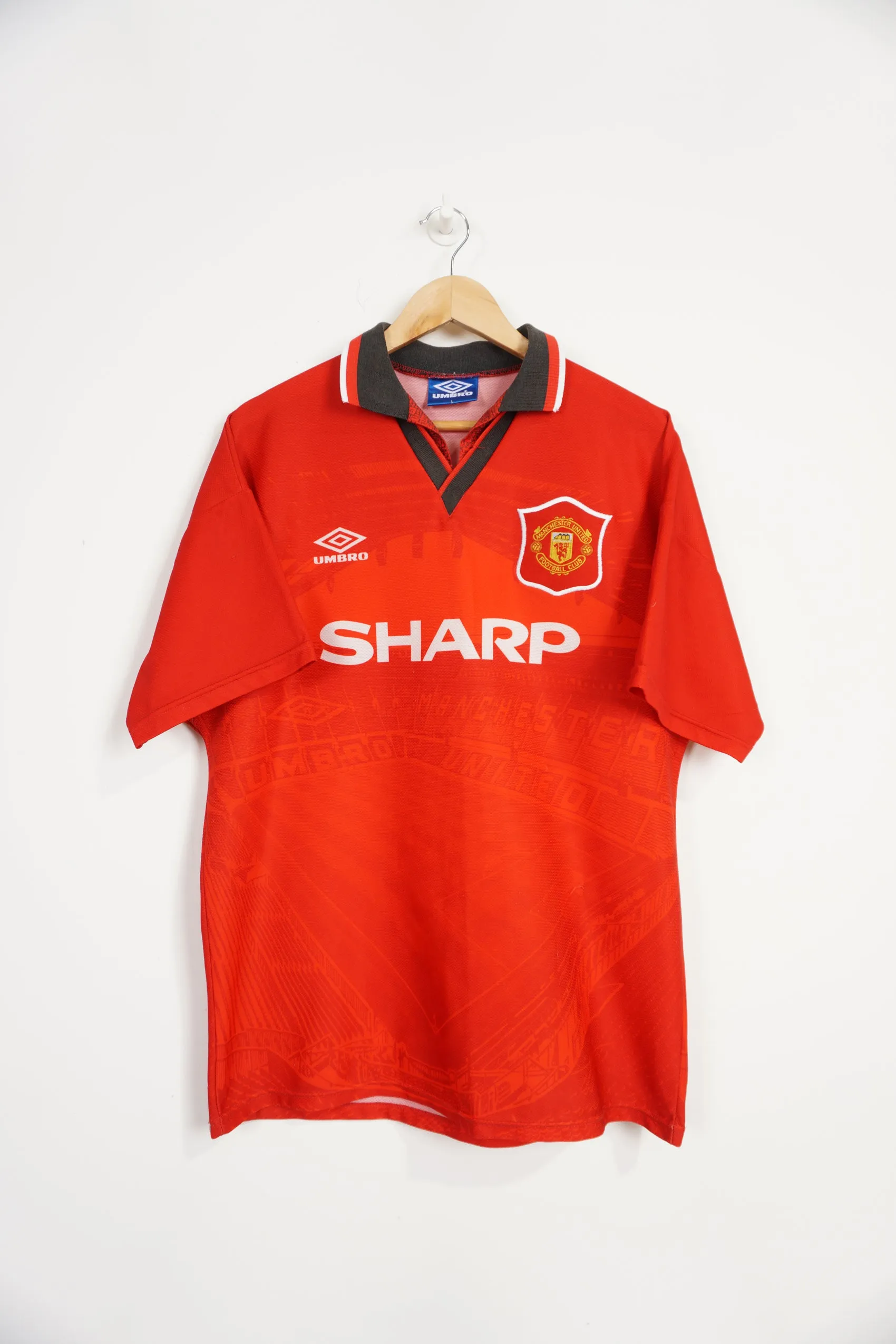 1994-96 Manchester United Cantona Home Football Shirt (L)