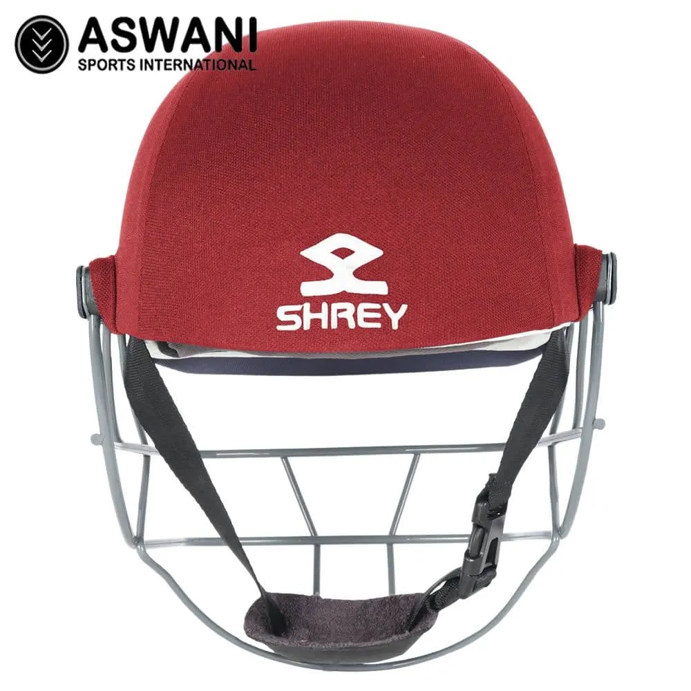 2024 Shrey Performance 2.0 Cricket Helmet,  Steel Grill, Maroon