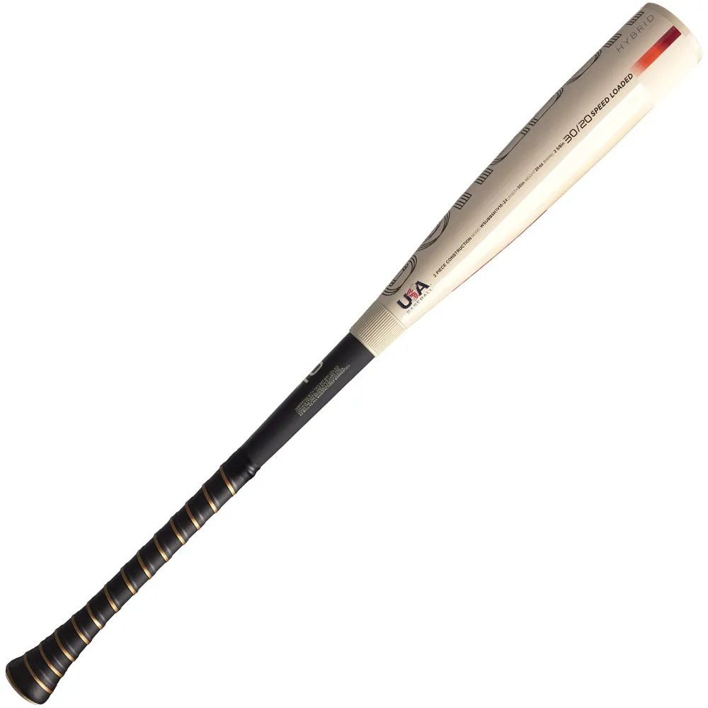 2024 Warstic Bonesaber Hybrid (-10) 2 5/8 USA Baseball Bat: MBBSH24UBWH10