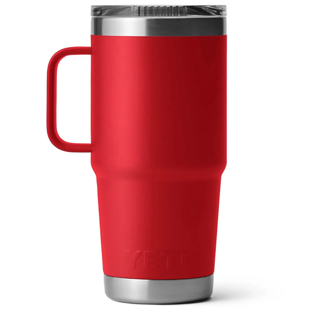 21071501392 TAZA RAMBLER 20oz TRAVEL MUG CON TAPA STRONGHOLD RESCUE RED MARCA YETI