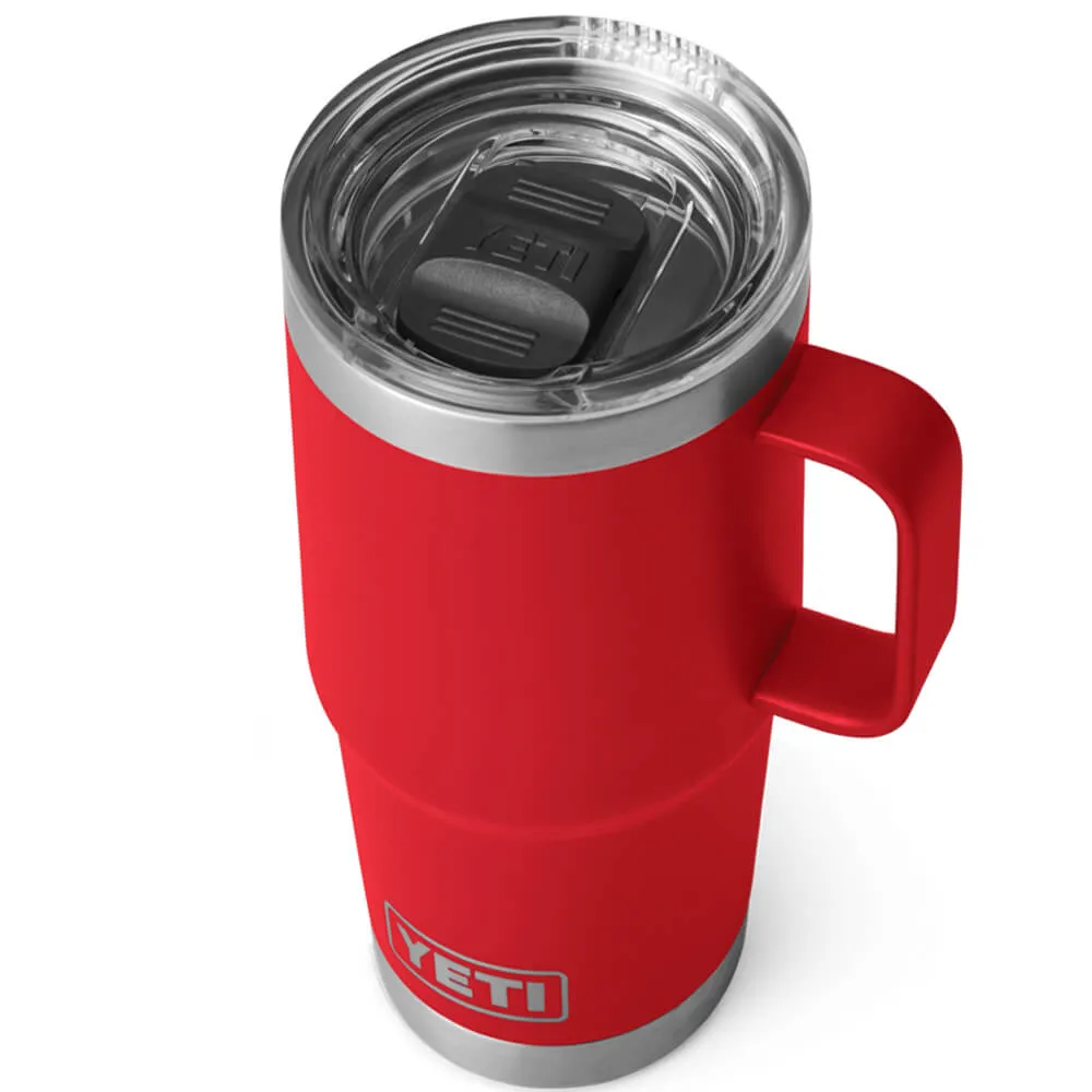 21071501392 TAZA RAMBLER 20oz TRAVEL MUG CON TAPA STRONGHOLD RESCUE RED MARCA YETI