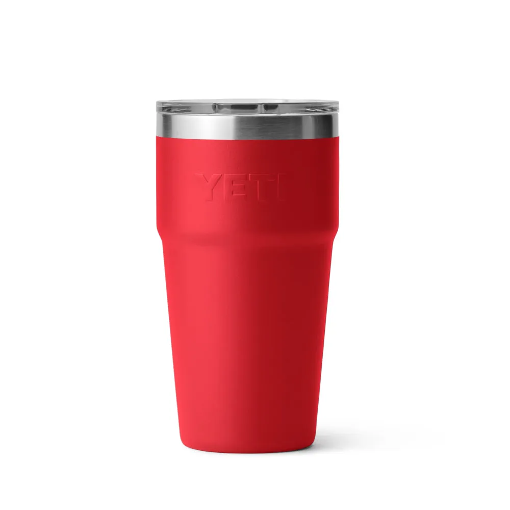 21071503885 TERMO RAMBLER 20oz STACKABLE CUP TAPA MAGNETICA RESCUE RED MARCA YETI