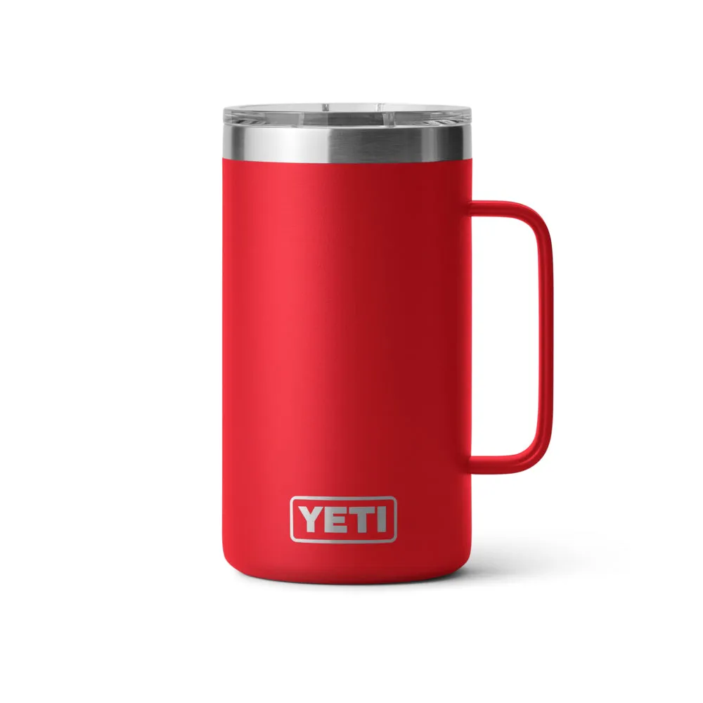 21071504371 TAZA RAMBLER 24oz MUG TAPA MAGNETICA RESCUE RED MARCA YETI