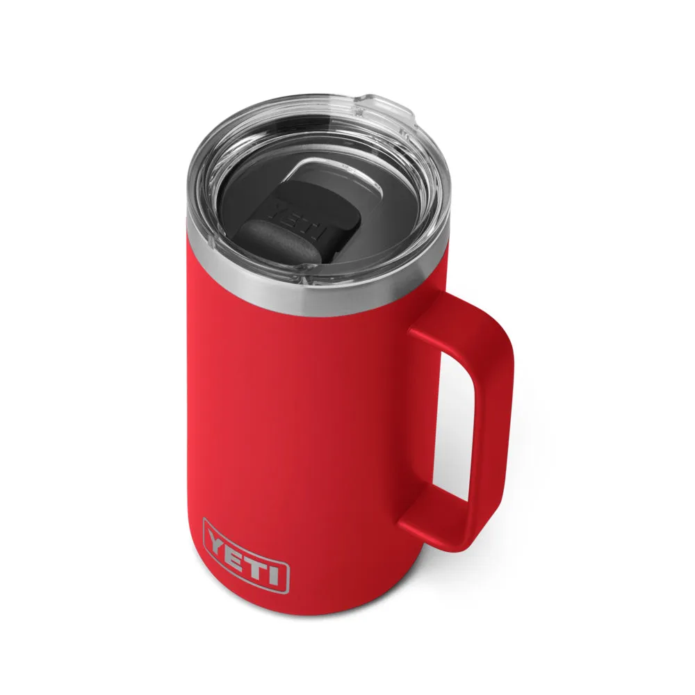 21071504371 TAZA RAMBLER 24oz MUG TAPA MAGNETICA RESCUE RED MARCA YETI