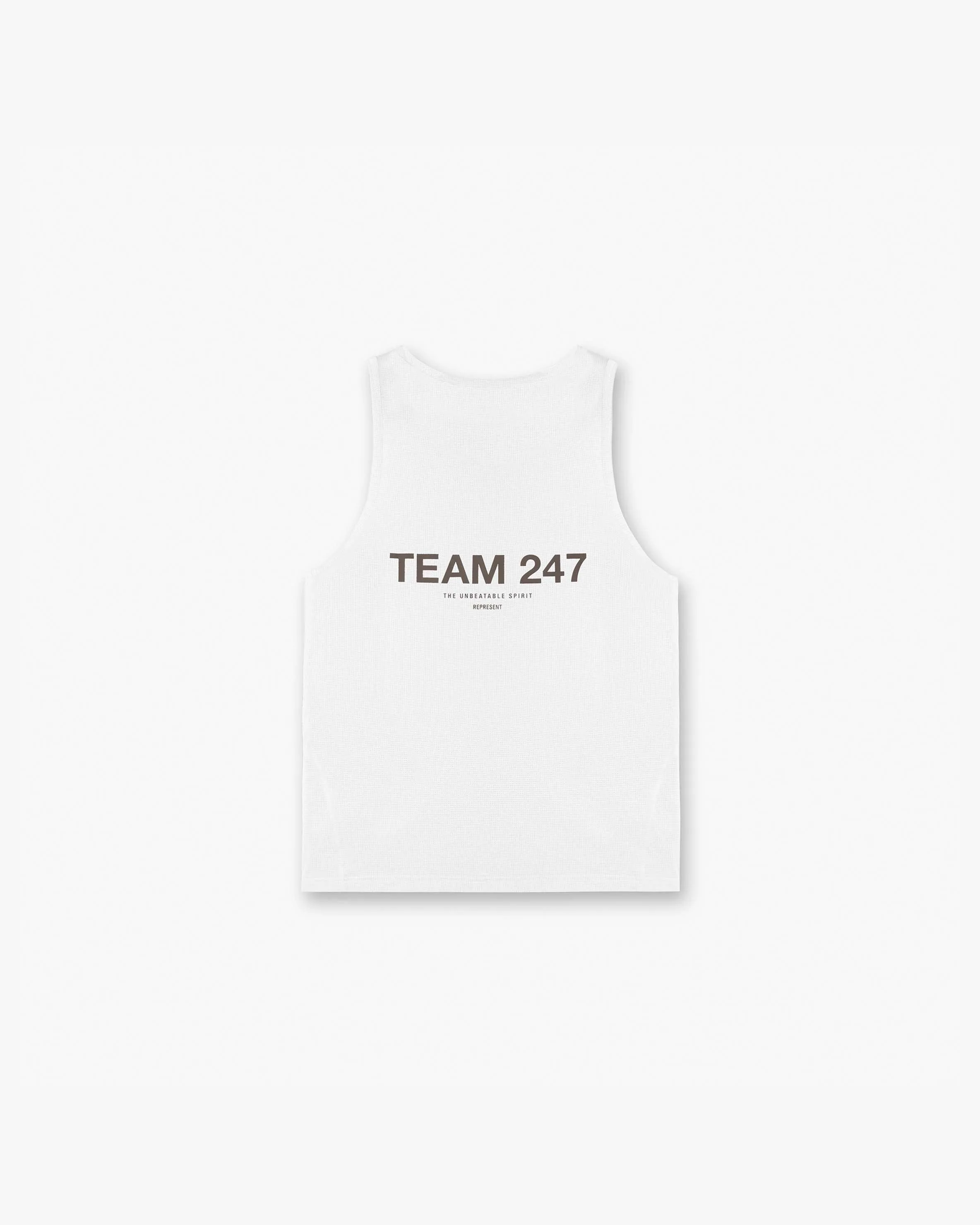 247 Team Run Vest - Flat White