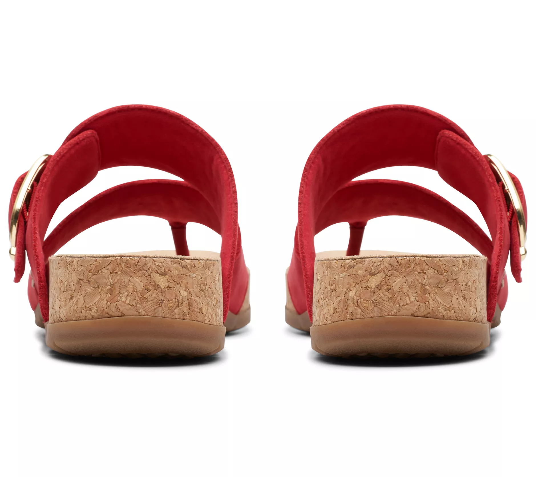 "As Is" Clarks Collection Leather Slide Sandals- Reileigh Park