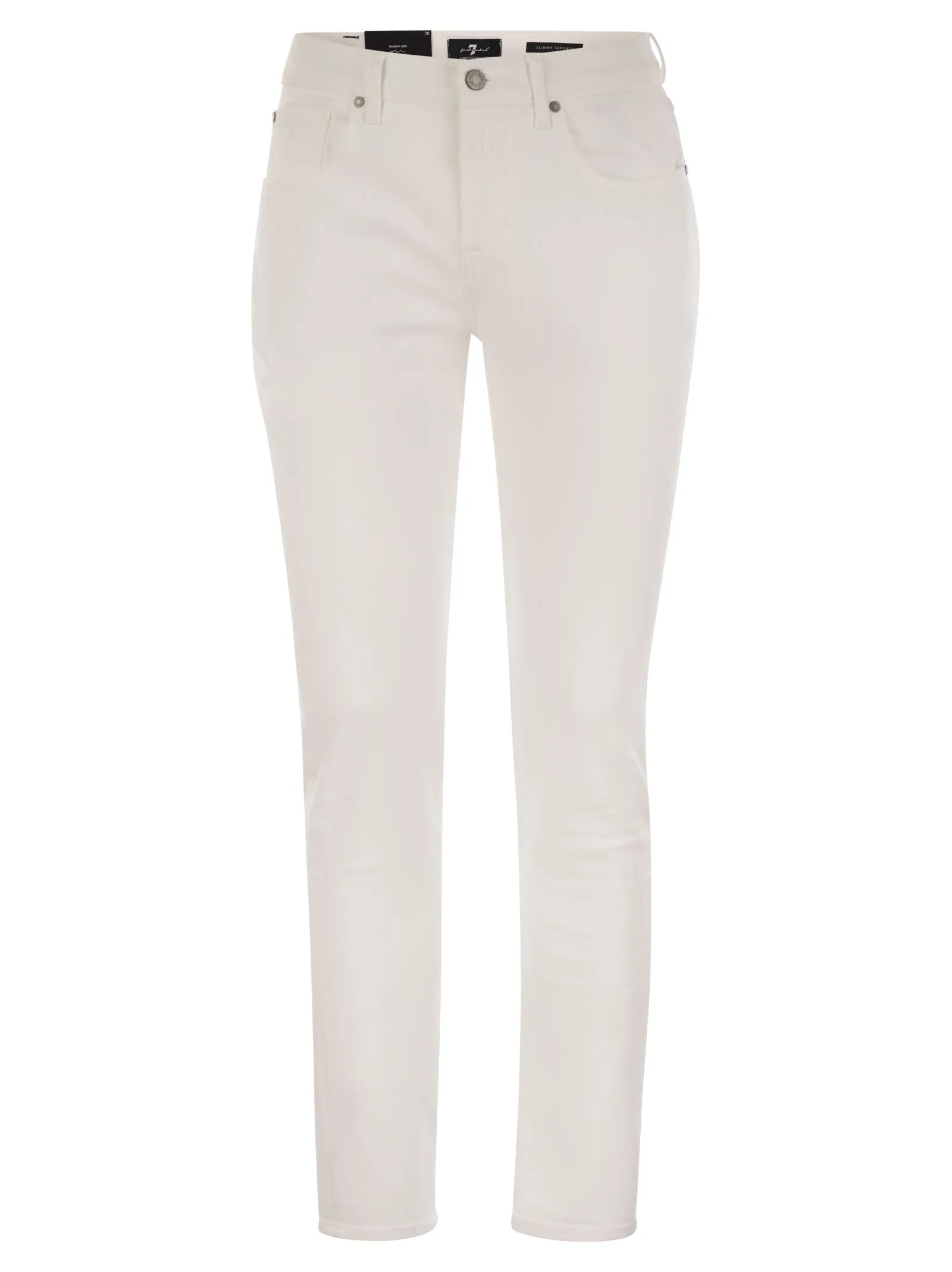 7 For All Mankind Slimmy Tapered Mid Rise Skinny Jeans