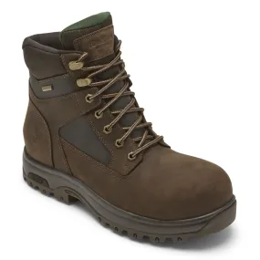  8000Works 6 Inch Safety Toe Boot D Width in Brown  