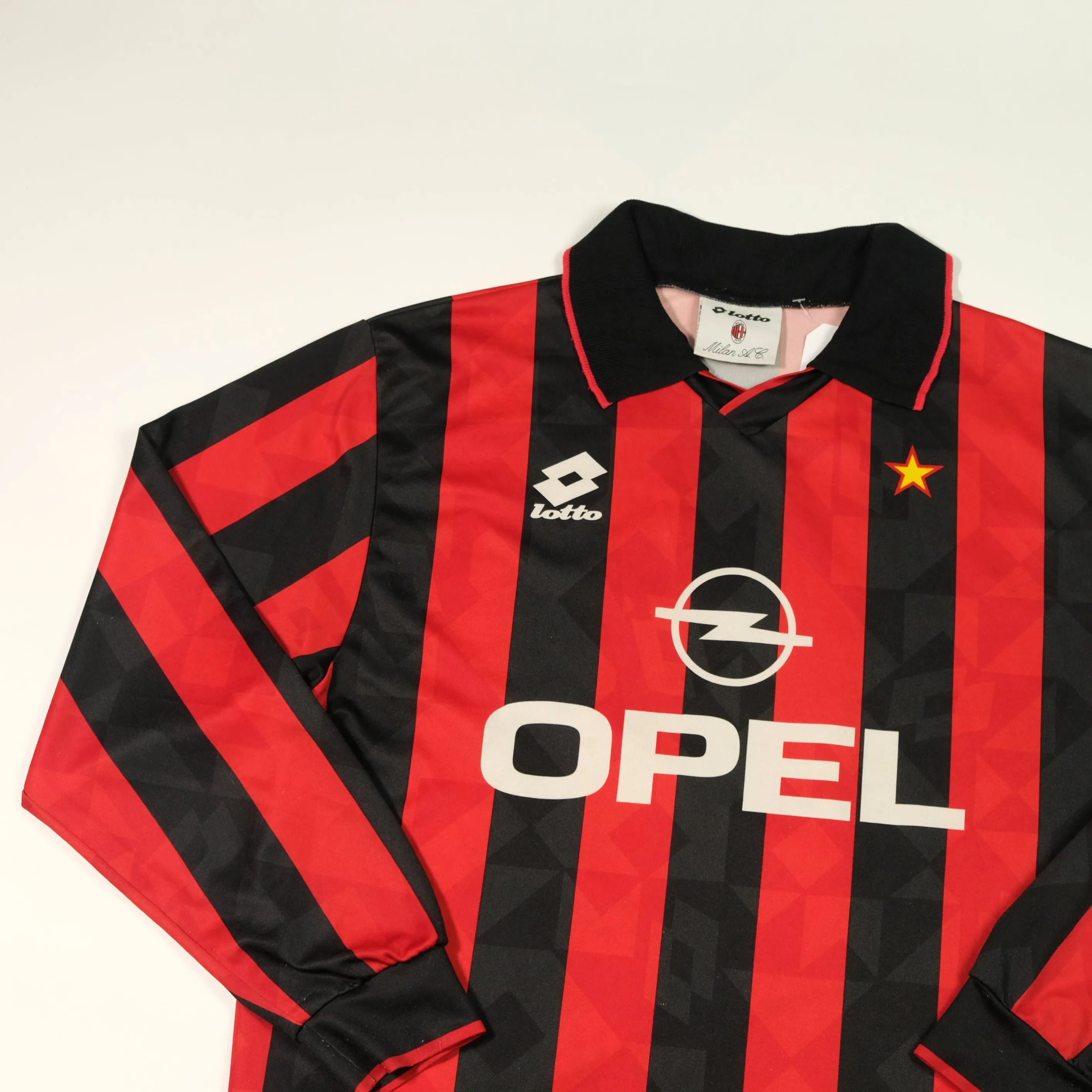 AC Milan 1995 Original Lotto Home Football Shirt Medium