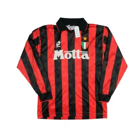 AC Milan Italy 1993/1994 Original Lotto Home Football Shirt Large