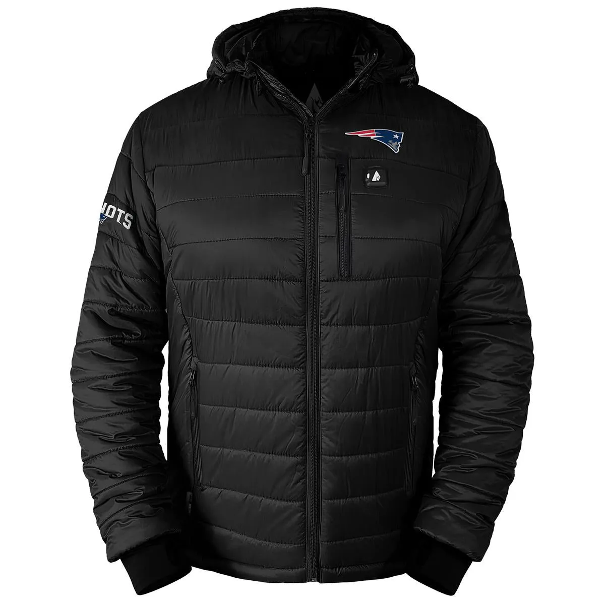 ActionHeat New England Patriots 5V Men's Puffer Battery Heated Jacket