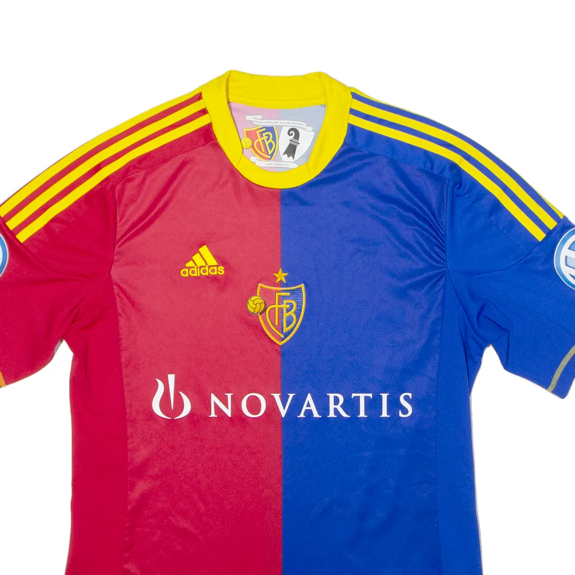 ADIDAS 2012/13 FC Basel Home Mens Football Shirt Jersey Red M