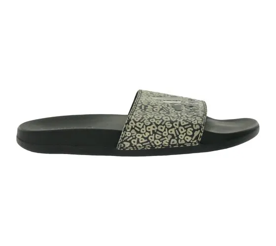 adidas Adilette Comfort Slides women s mules extra padded sandals GZ2914 black/white