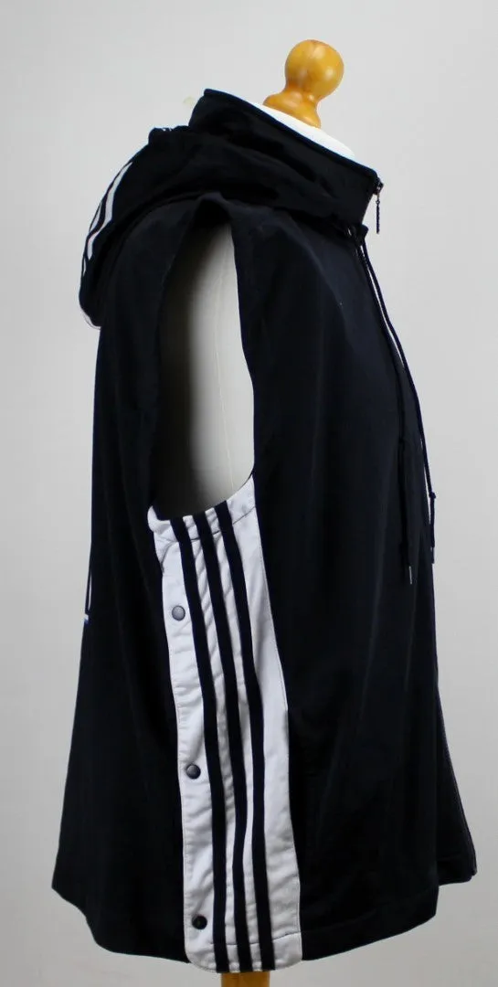 Adidas hooded sleeveless top Black Extra Large