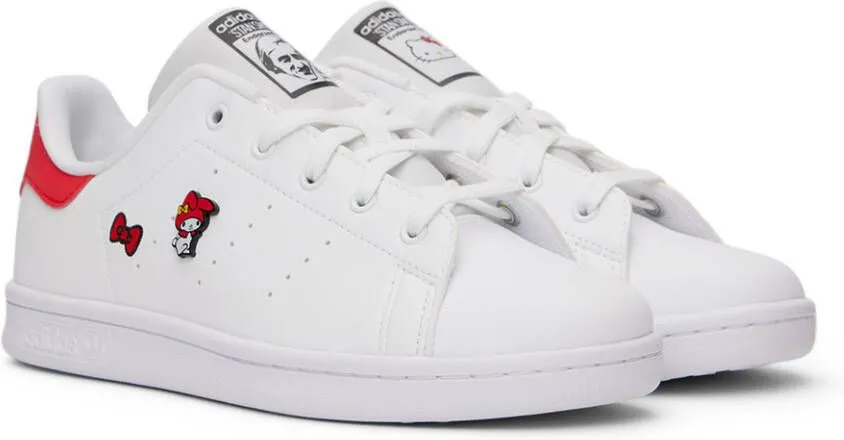 Adidas Kids White Hello Kitty Stan Smith Little Kids Sneakers