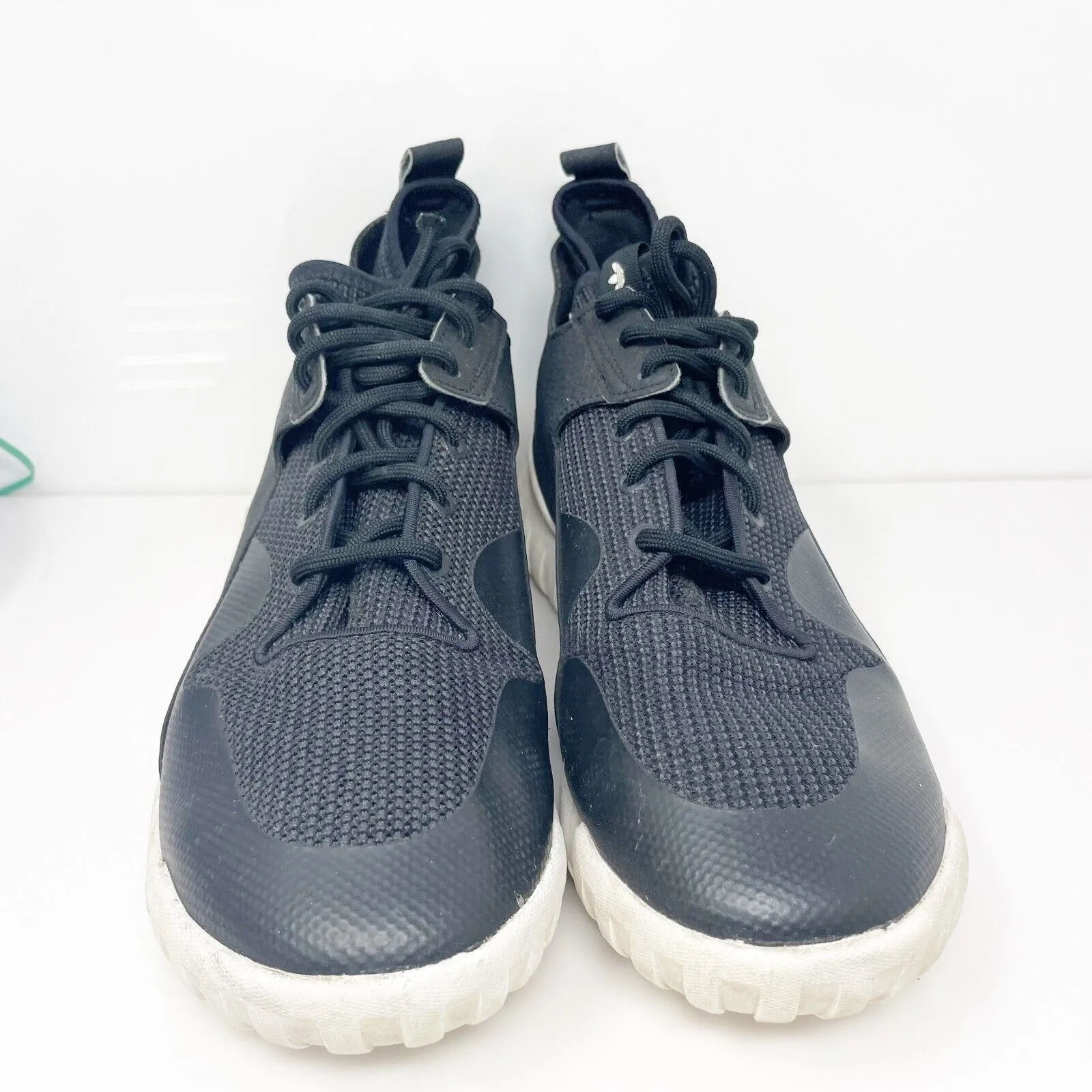 Adidas Mens Tubular X S77843 Black Running Shoes Sneakers Size 9.5