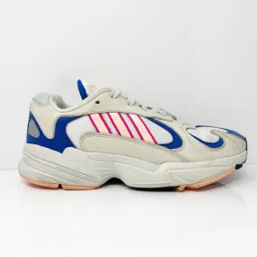Adidas Mens Yung 1 BD7654 White Running Shoes Sneakers Size 5.5