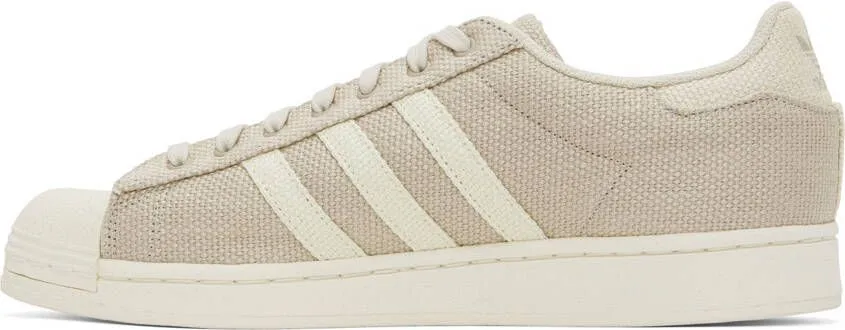 Adidas Originals Beige Superstar Sneakers